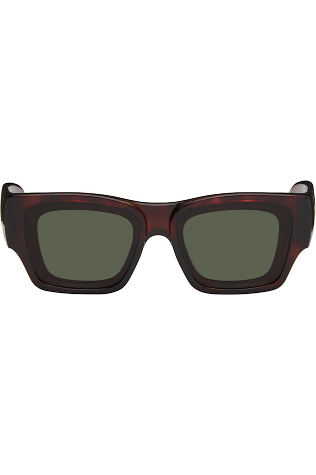 

Loewe Коричневые солнцезащитные очки Paula's Ibiza Goggle прямоугольной формы
