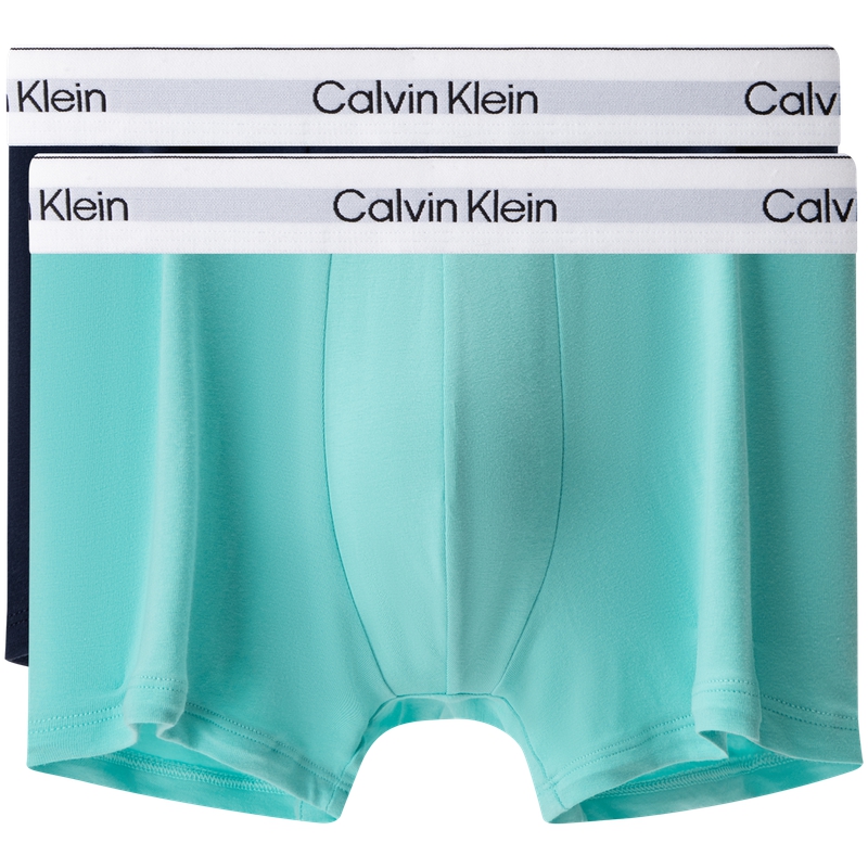 Мужские трусы 2 штуки Calvin Klein, черный/серый — фото 3