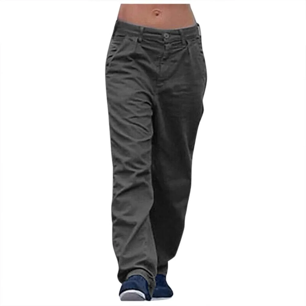 Parachute Pants для женщин, карго штаны на резинке с высокой талией, прямые широкие брюки в стиле Y2K стритвир Generic, серый