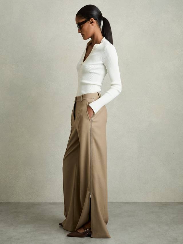 

Широкие брюки от petite elyn Reiss, цвет Sage Green