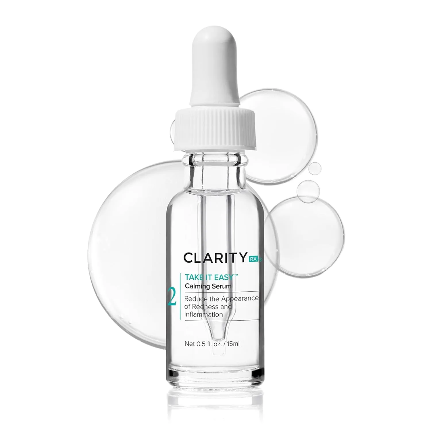 Сыворотка ClarityRx — Успокаивающая для лица Take It Easy, натуральное средство на растительной основе против, 14.8 мл