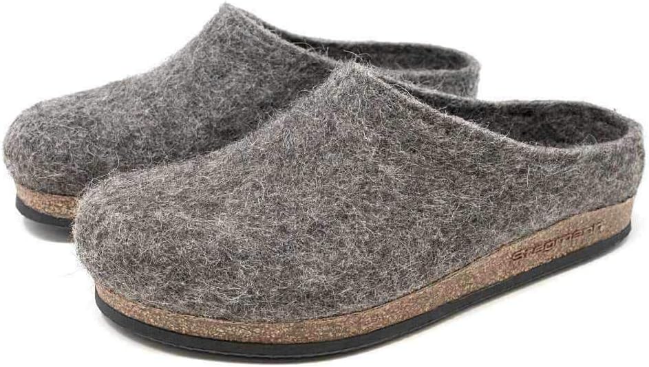 

Мужские эко-клоги Stegmann - устойчивая шерсть с пробковой подошвой