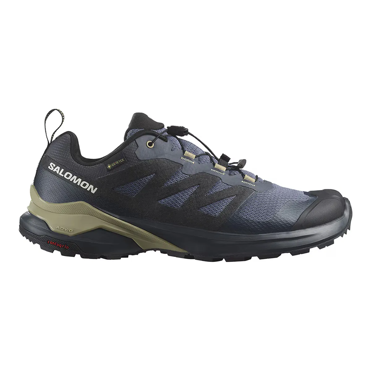 

X-ADVENTURE GORE-TEX Salomon мужские кроссовки для трейлраннинга, серо-голубой