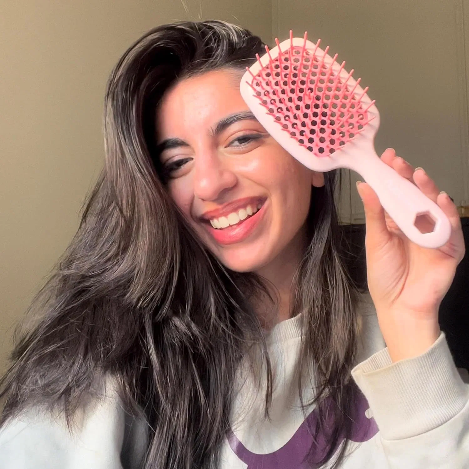 Щетка для волос «UNbrush» от FHI HEAT Fhi Heat, Peony Light Pink — фото 3