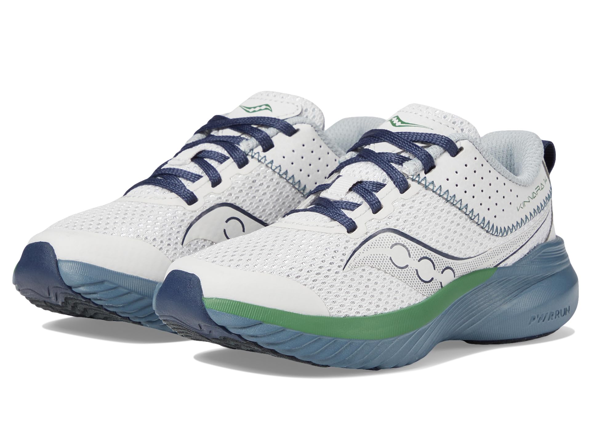 

Кроссовки Saucony Kids Kinvara 14 Ltt Sneakers, Grey/Blue/Green