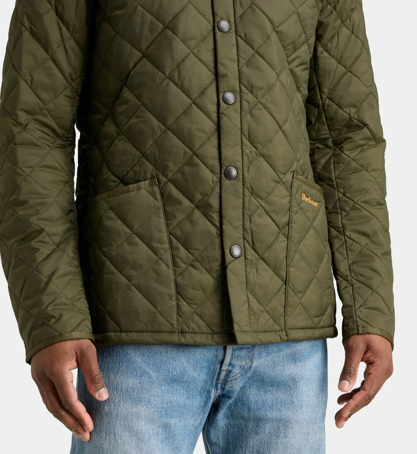 Охотничья куртка Heritage Liddesdale Quilt Barbour, хаки — фото 4