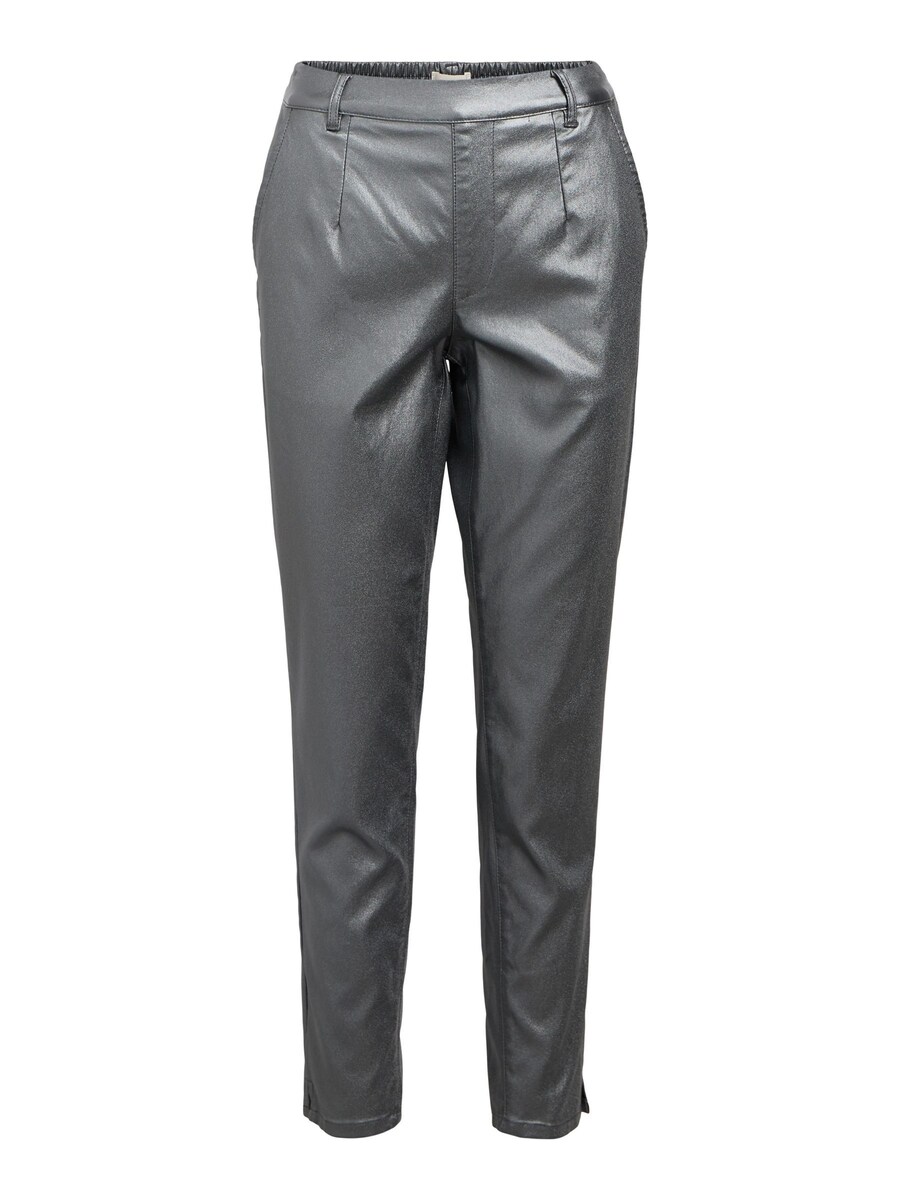 

Кожаные штаны OBJECT Slim fit Pants BELLE, цвет smoke grey