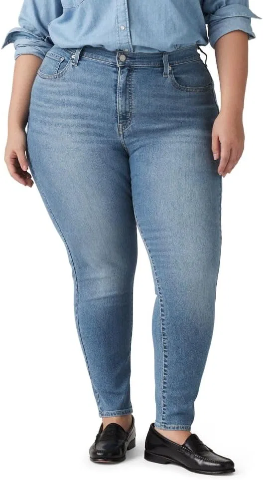 Джинсы высокие скинни Levi's, цвет Eternal Indigo Mid