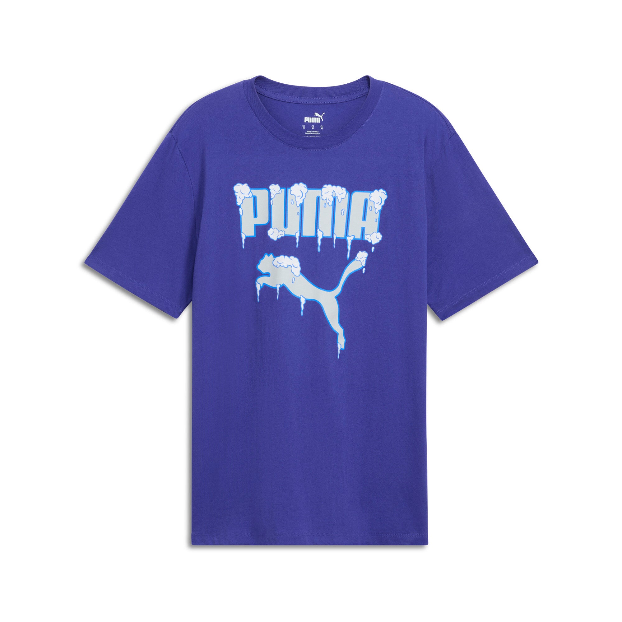 

Футболка PUMA Men's Graphics Frozen Cat, цвет lapis lazuli