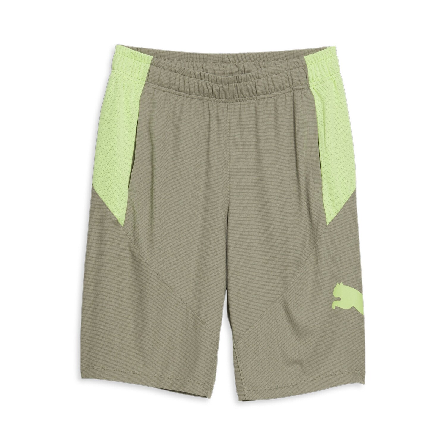 

Мужские шорты для тренировки кошек PUMA, цвет Birch Tree/Fast Yellow