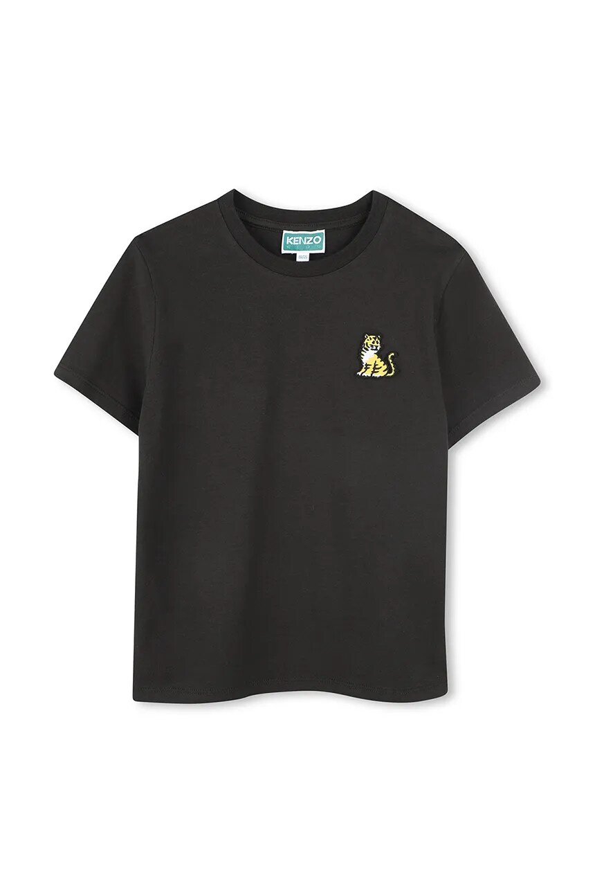 

Детская хлопковая футболка Kenzo Kids, синий