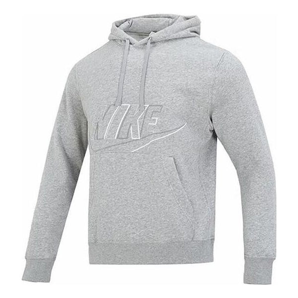 

Толстовка Nike Big Logo Hoodie 'Grey', серый