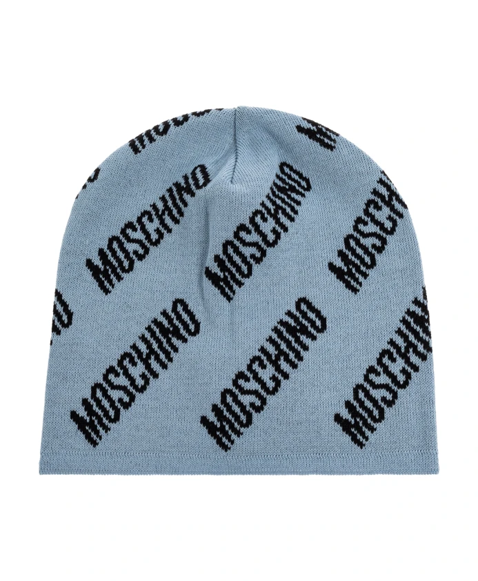 

Кепка с монограммой Moschino, синий