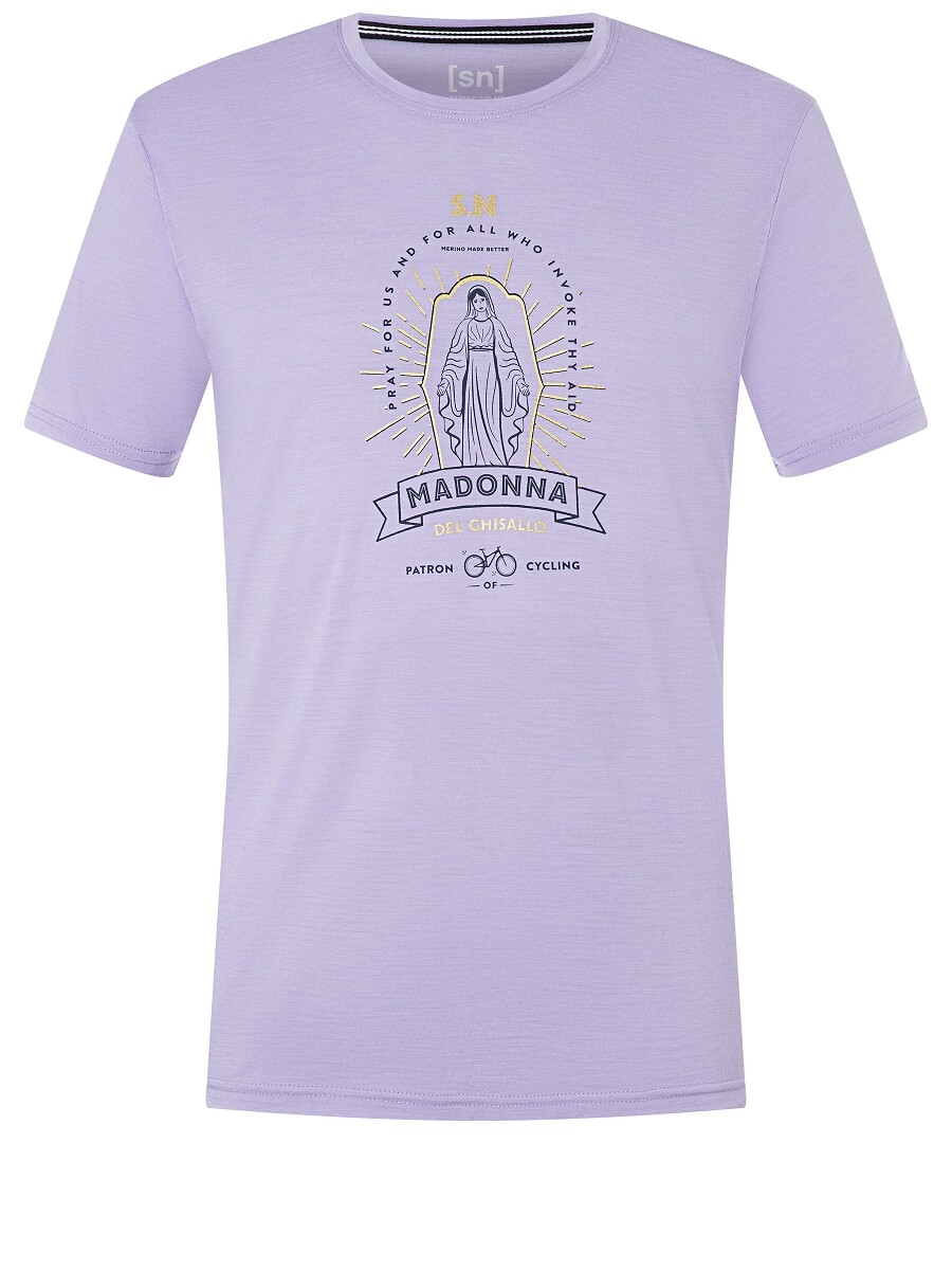 

Рубашка super.natural Merino T Shirt, фиолетовый