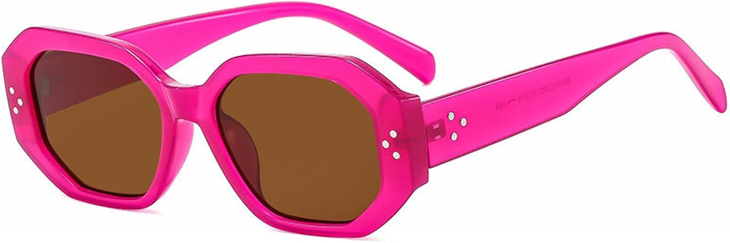 

Солнцезащитные очки Willochra Trendy Square для женщин и мужчин, уникальные дизайнерские очки в стиле 70-х и 80-х годов, многоугольные, черные, с защитой от УФ-излучения UV400, C3