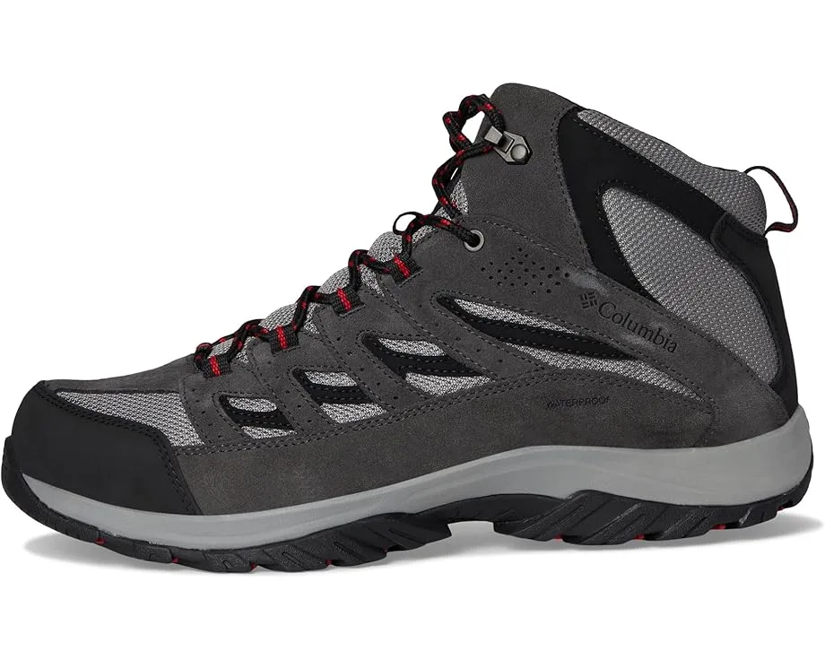 Ботинки Columbia Crestwood Mid Waterproof, Dark Grey/Mountain Red — фото 4