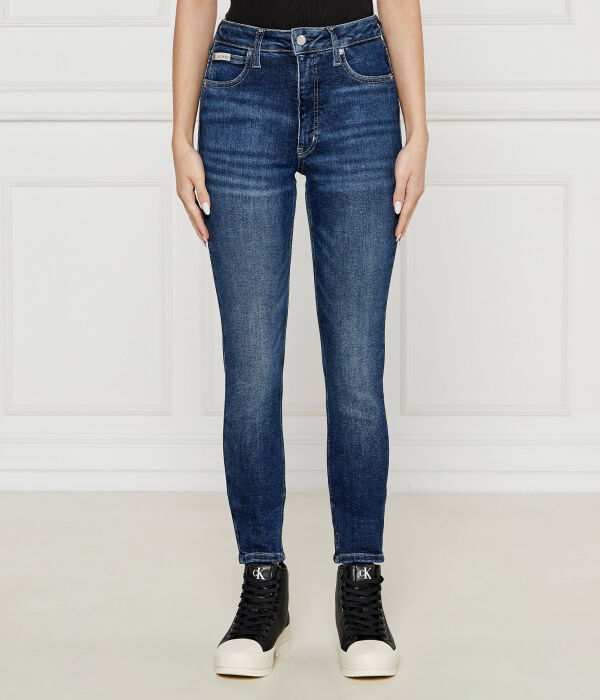 

Джинсы Calvin Klein Jeans Skinny Fit на пуговице, синий