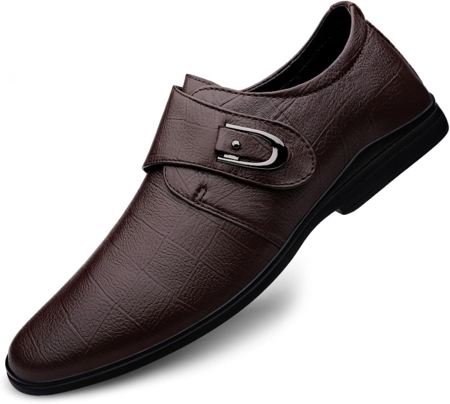 

Мужские туфли лоферы с пряжкой из натуральной кожи Netehadi, коричневый