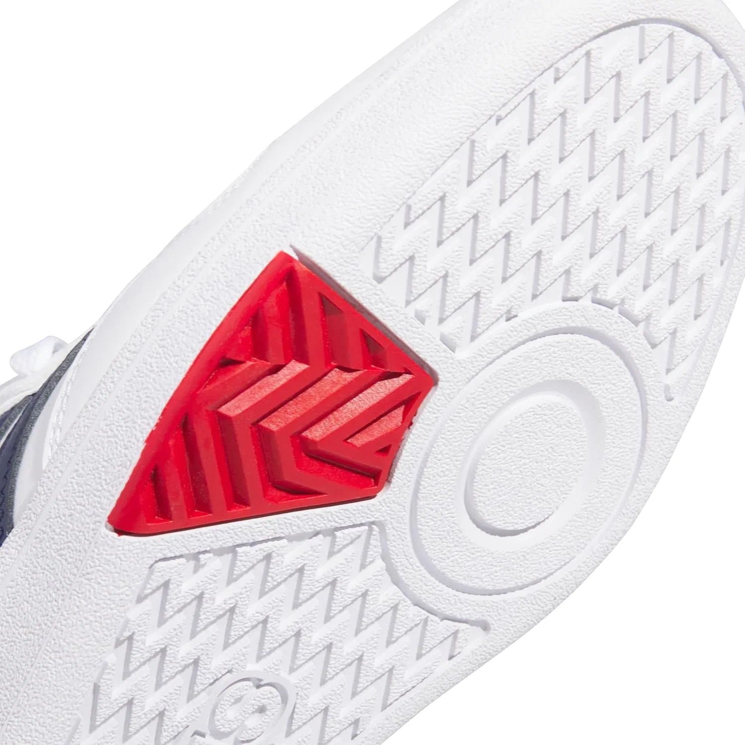Женские баскетбольные кроссовки Adidas Hoops 4.0, Cloud White Dark Blue Team Power Red 2 — фото 4