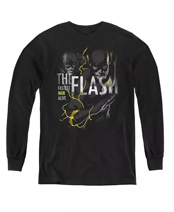 

Толстовка с длинным рукавом для мальчиков DC Youth DC Comics Flash, черный