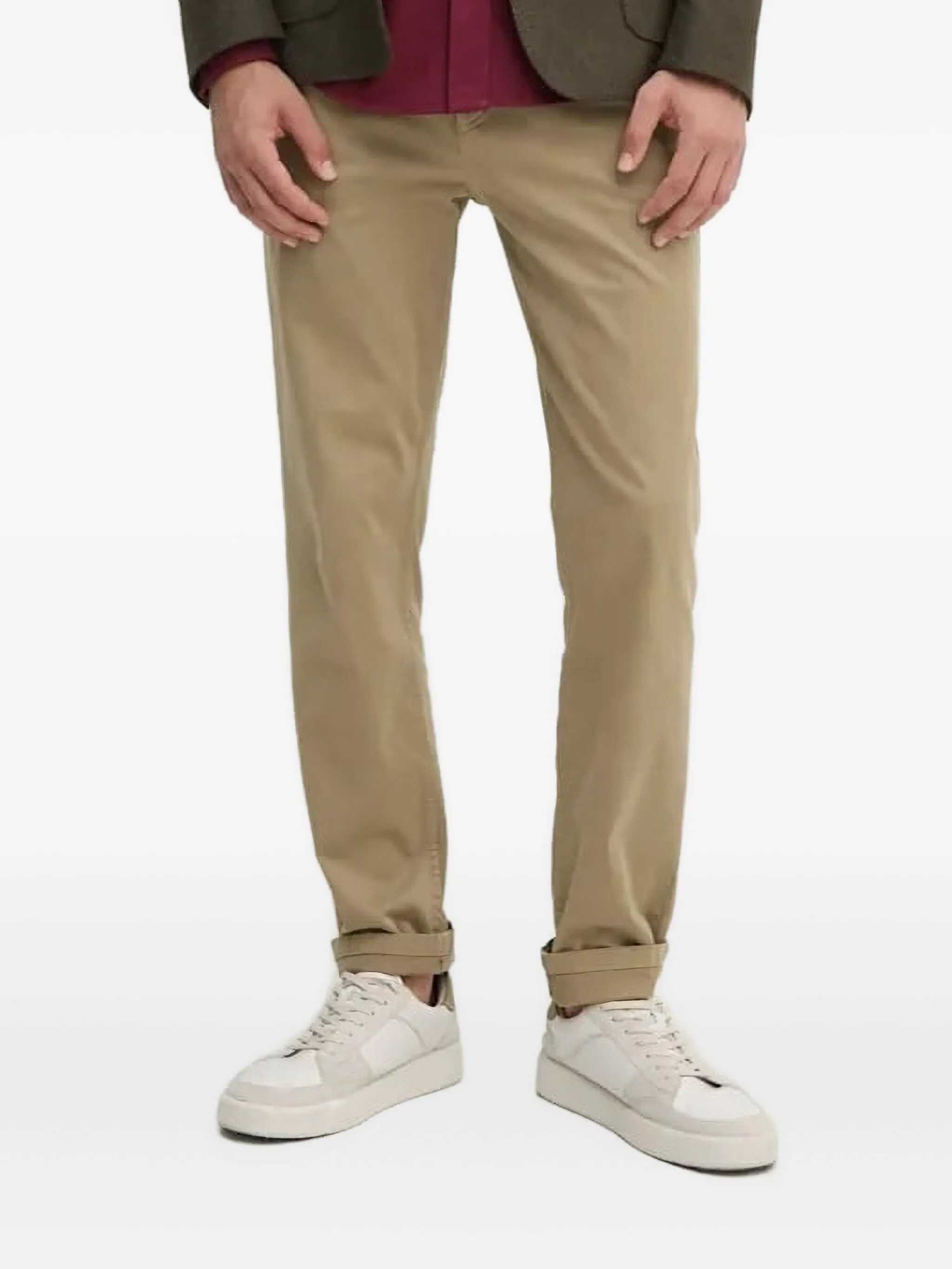 

Брюки с карманами Boss, бежевый