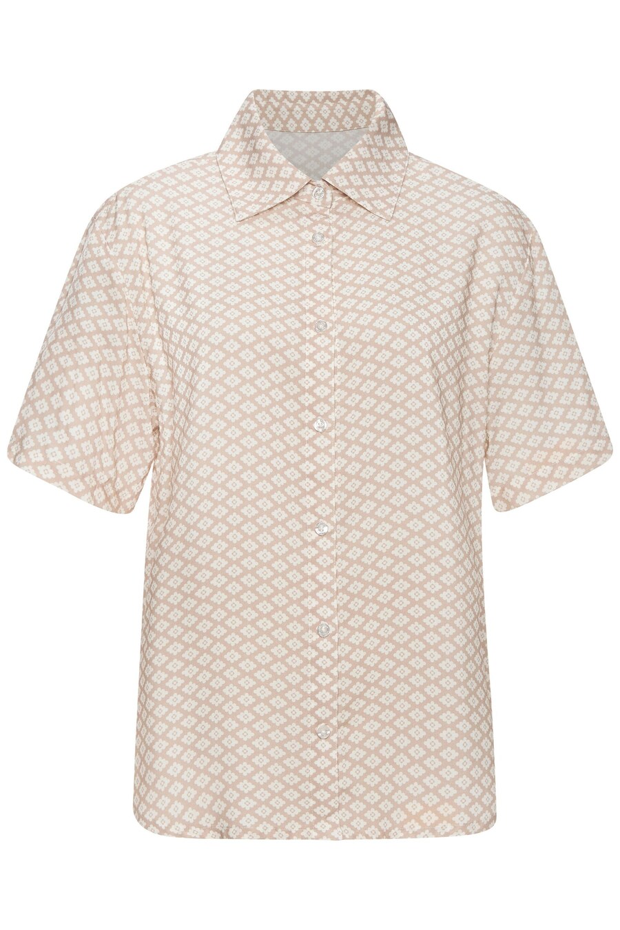 

Пижамная рубашка LASCANA, цвет Nude/Light beige