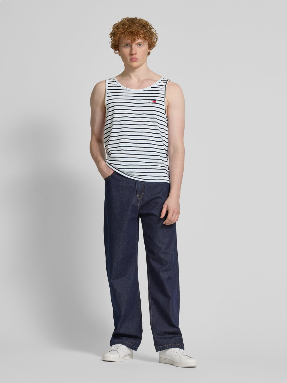

Майка свободного кроя из чистого хлопка Tommy Jeans