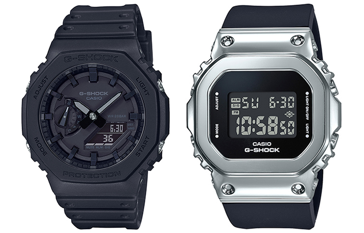 

Унисекс парные часы серии Black CASIO