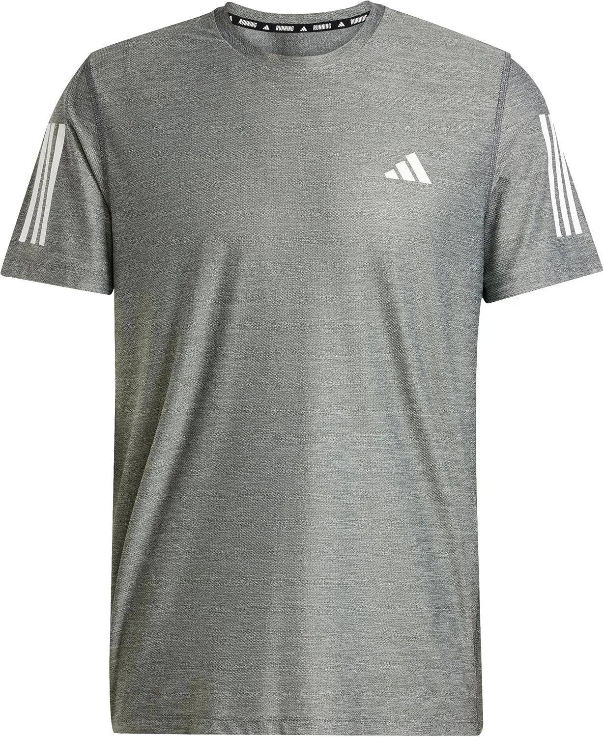 Футболка Adidas Men's Own The Run, серый/белый — фото 2