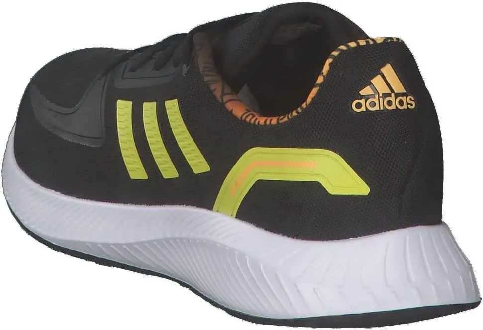 Мужские кроссовки Adidas Voloomix, черный/ярко-желтый — фото 4