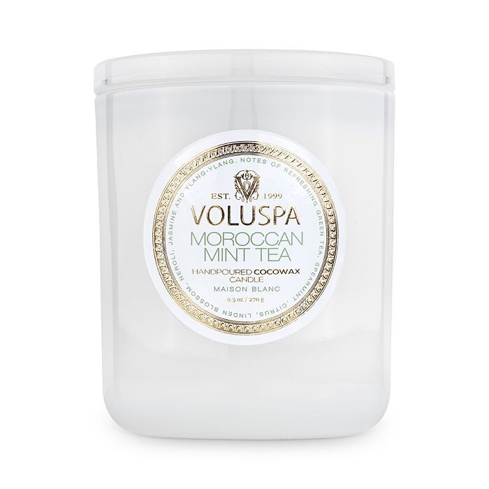 

Свеча Voluspa с марокканским мятным чаем, белый