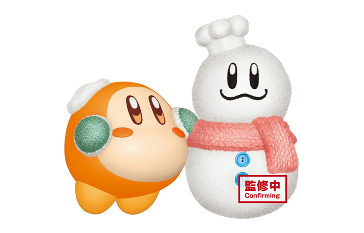 

Ваддл ди пушистый пухлый коллекция mine, kirby, waluigi, снеговик BANPRESTO