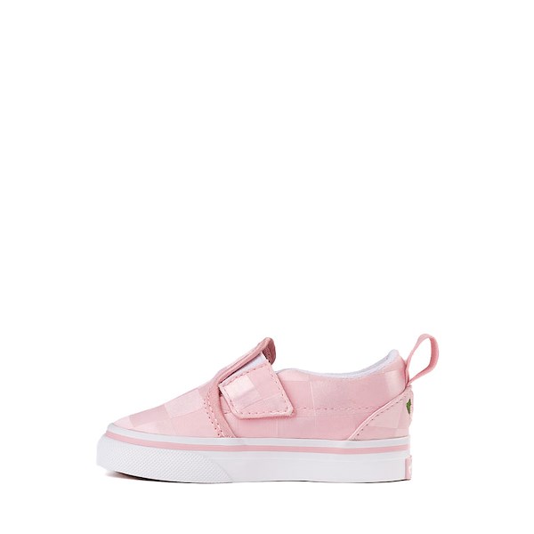 

Кеды Vans Slip-On V Checkerboard Satin Skate Shoe, розовый