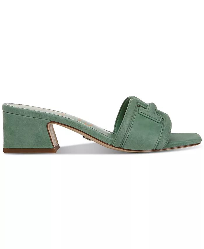 Женские сандалии Waylon на блочном каблуке Sam Edelman, зеленый — фото 2
