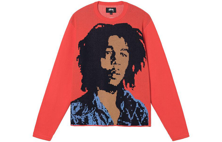 

Свитер Боба Марли Stussy, красный