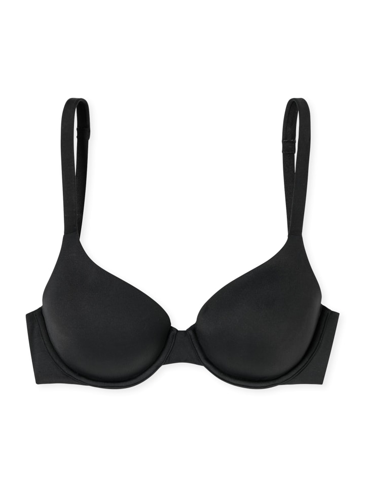 

Черный бюстгальтер с подушечками Schiesser