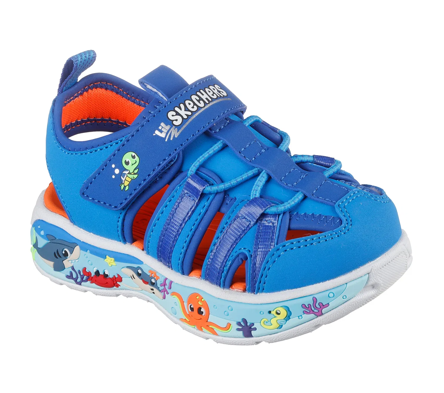 Сандалии Skechers светло-голубого цвета — фото 2