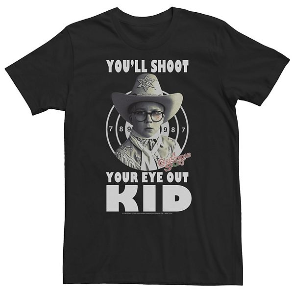 

Футболка Big & Tall A Christmas Story Ralphie You'll Shoot Your Eye Out Kid Licensed Character