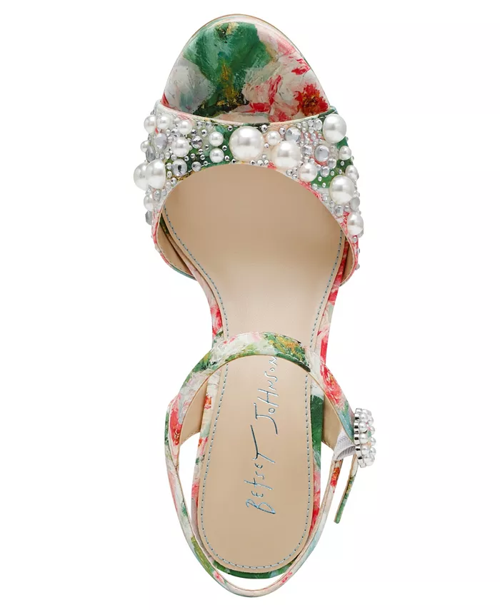 Сандалии Avian Platform Dress Betsey Johnson, мультиколор — фото 4