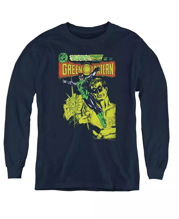 

Свитшот с длинным рукавом для мальчиков и молодежи в винтажном стиле Green Lantern, синий
