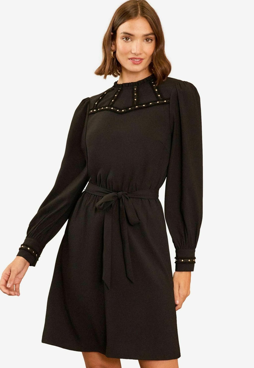 

Повседневное платье REGULAR FIT - STUD TRIM BELTED Love & Roses, черный