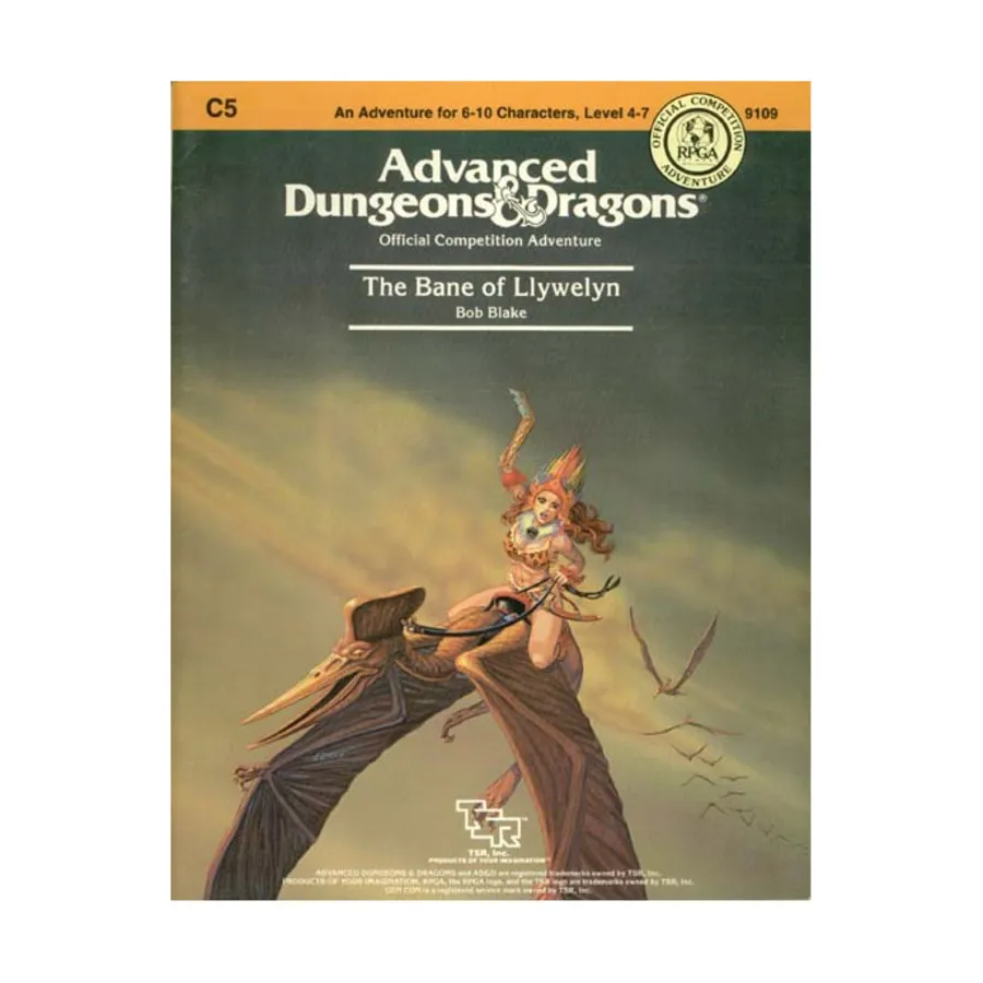 

Модуль Bane of Llywelyn, Advanced Dungeons & Dragons (1st Edition) - Modules & Adventures - C Series