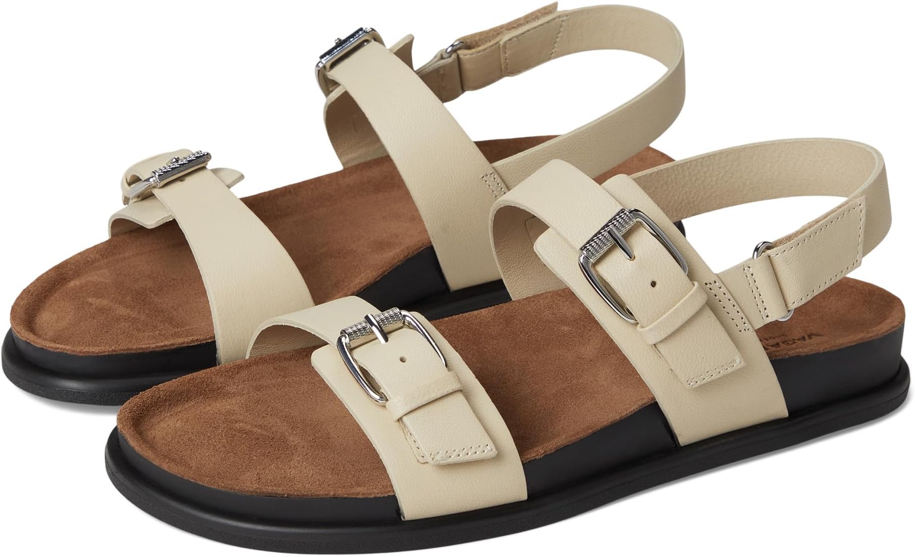 Сандалии Vagabond Shoemakers Effie Double Buckle Sandals, цвет Off-White