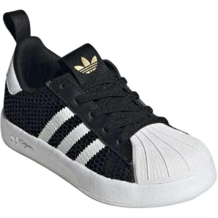 Детские кроссовки для скейтбординга SUPERSTAR 360 Low Top Adidas Originals, черный/белый — фото 4