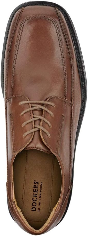 Мужские кожаные оксфорды Dockers, Tan — фото 2
