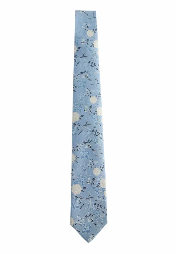 Галстук Next, Textured with clip 2 pack regular tie, сине-серый — фото 2
