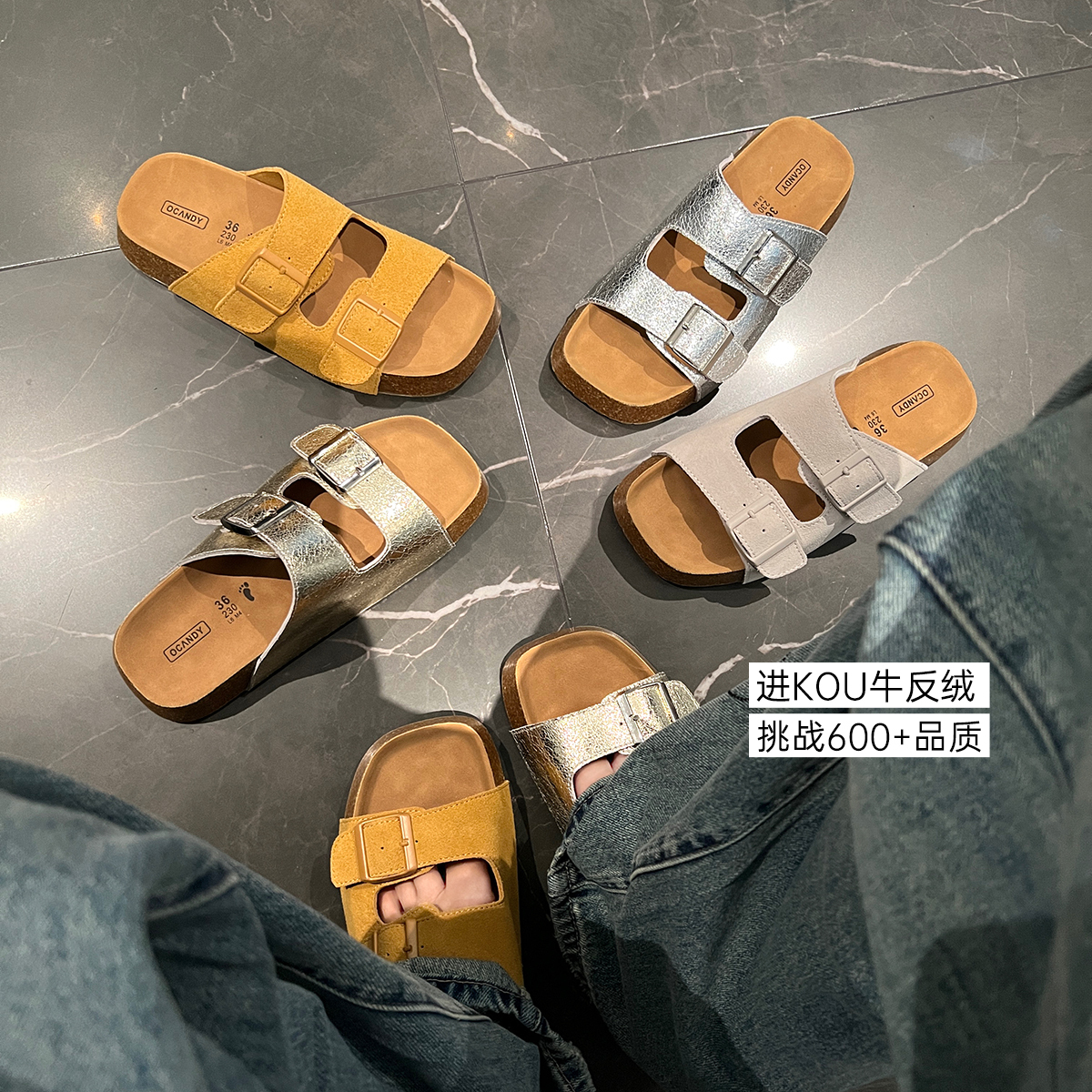 Тапочки-шлепанцы Uncle's House для женщин желтые, цвет Yellow — фото 3