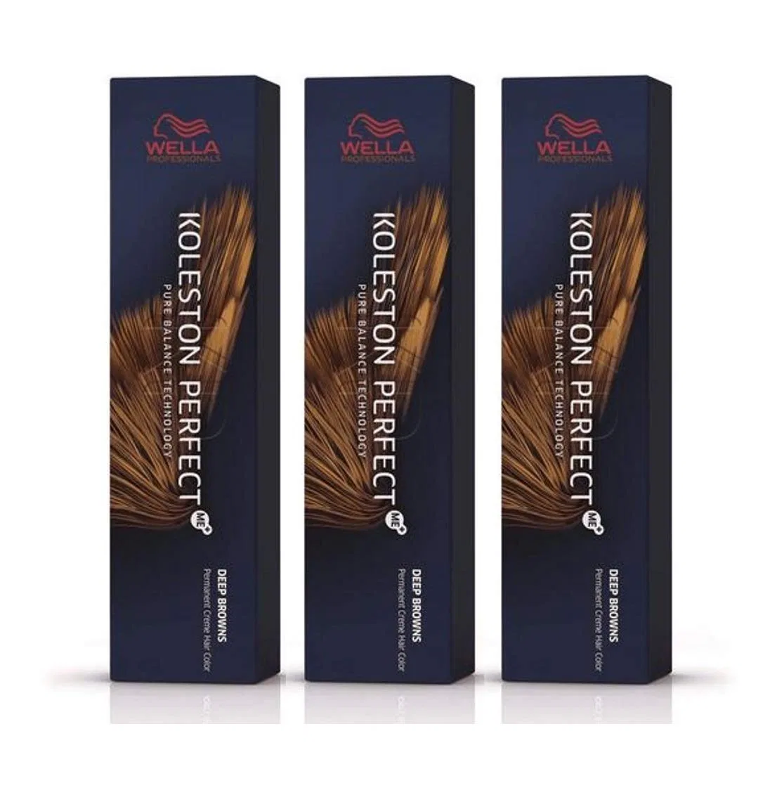 Стойкая крем-краска для волос «Koleston Perfect Me+ KP Deep Browns 7/71» от Koleston Wella Perfecton