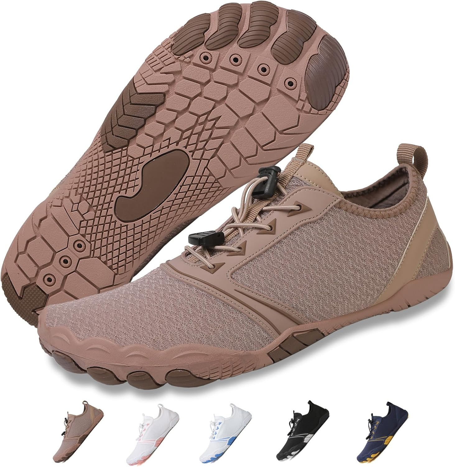 

Кроссовки для ходьбы для женщин и мужчин Feedmoo, коричневый