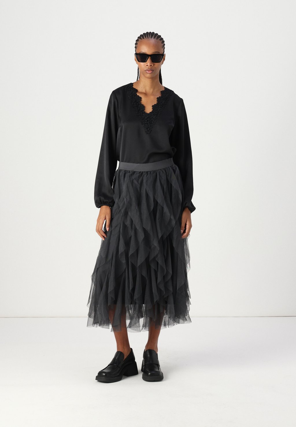 

Юбка А-силуэта VMRILEY SKIRT Vero Moda, серый